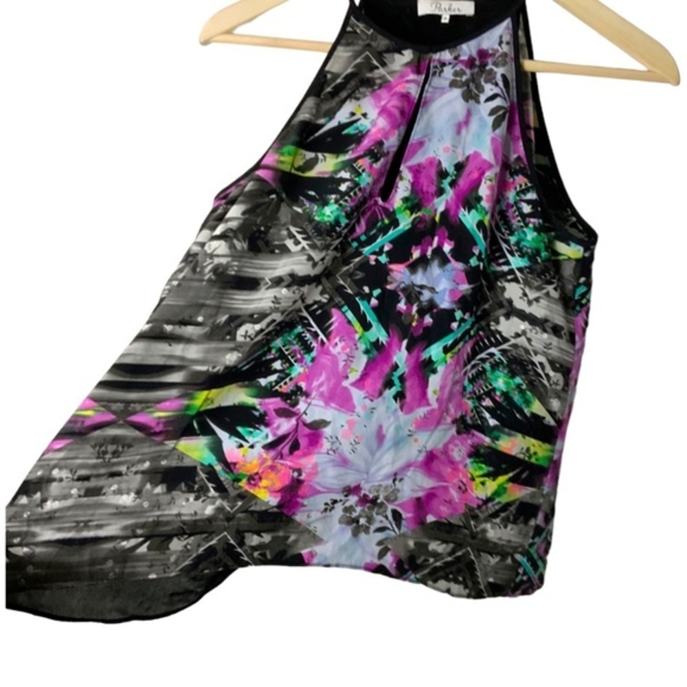 Parker silk top high‎ neck tank Nassau Combo high top medium Fairycore Y2k